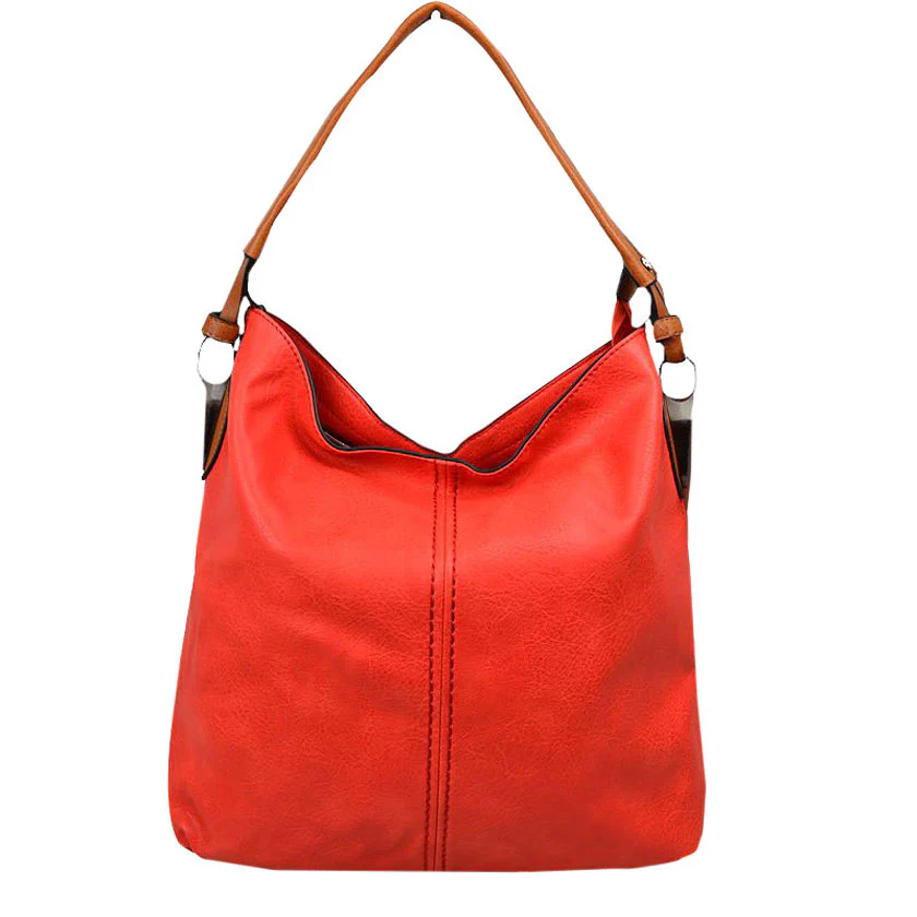 Stylish Faux Leather Tote Bag