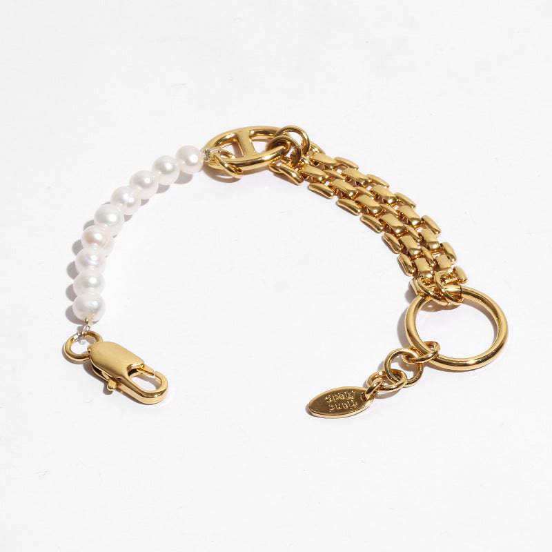 Elegant Beaded Chain Bracelet