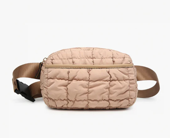 Stylish Quilted Black Crossbody Bag