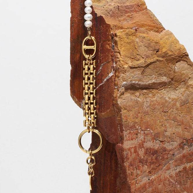 Elegant Beaded Chain Bracelet