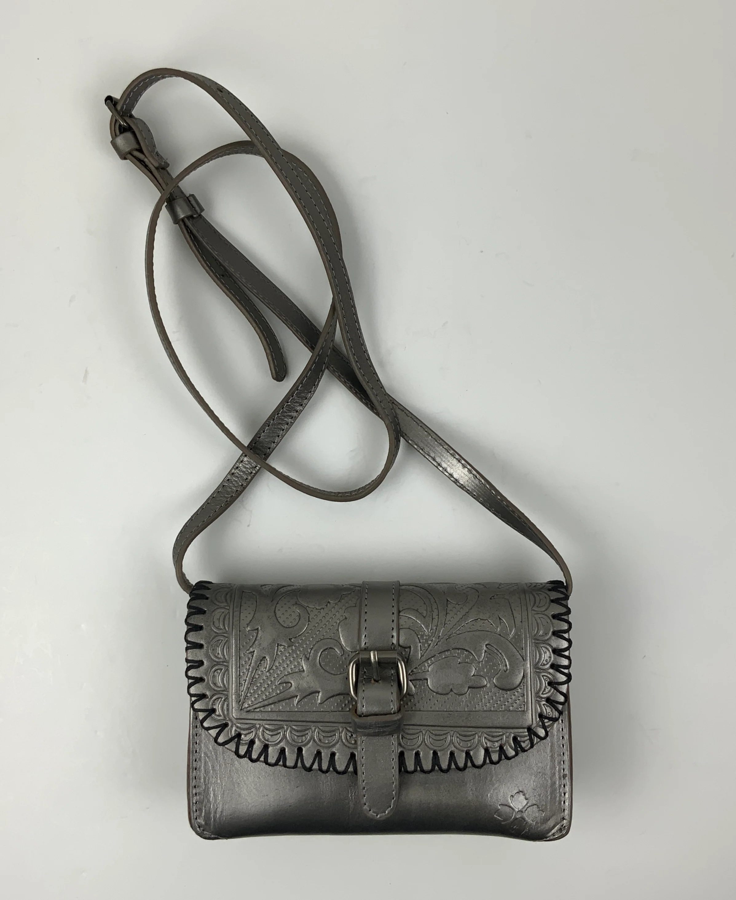 Elegant Embossed Shoulder Bag