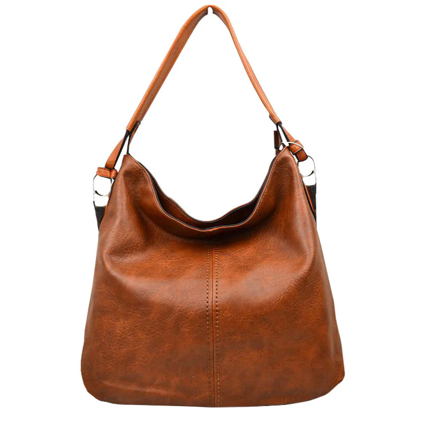 Stylish Faux Leather Tote Bag