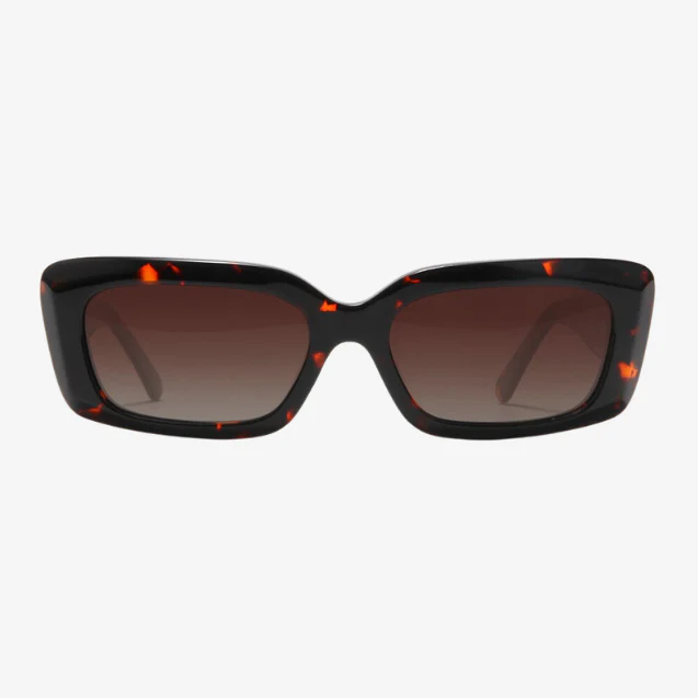 Classic Tortoise Shell Rectangle Sunglasses