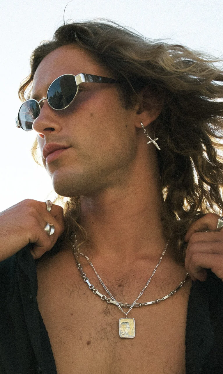 Elegant Cross Dangle Earring