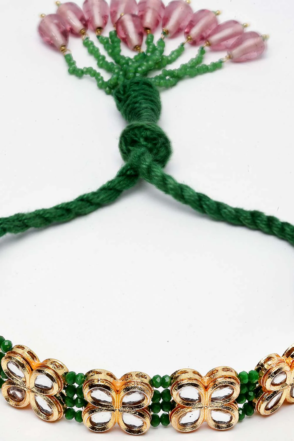 Elegant Floral Beaded Bracelet